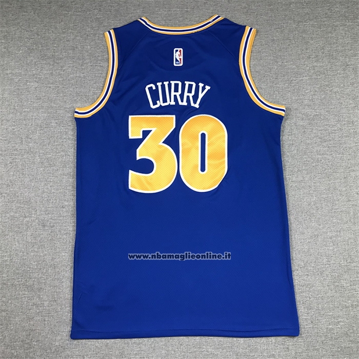 Maglia Golden State Warriors Stephen Curry #30 Classic 2022-23 Blu